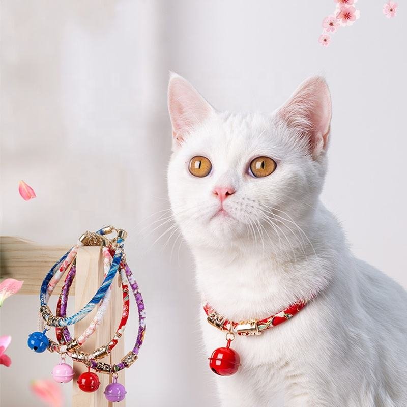 Aksesori Kucing & Anjing – Kolar Kucing Corak Bunga